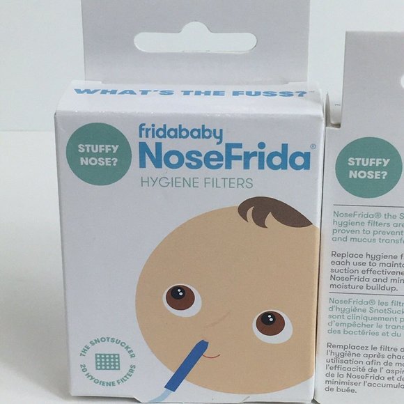 FridaBaby NoseFrida Hygiene Filters Nose Frida Baby Snot Sucker Filter Lot Of 2 - Picture 3 of 12